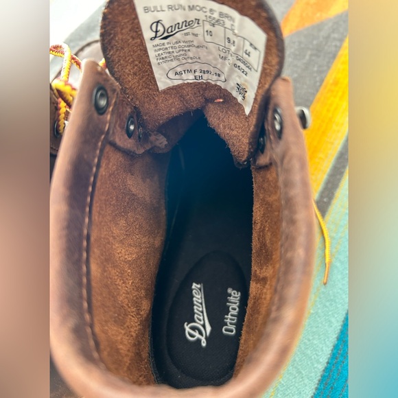 Danner mens 10 D bull run brown 6โ moc soft toe boots, USA made! ๐บ๐ธ - Picture 5 of 7